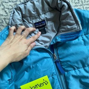 Light Blue Down Patagonia Jacket - size SMALL